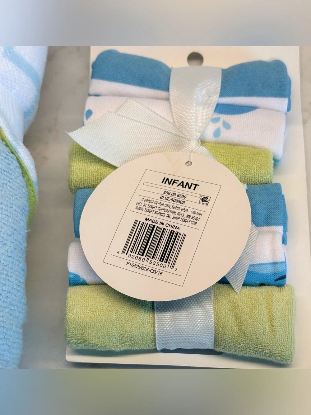 NWT Circo Whale Bath Towel & Washcloth Bundle Baby